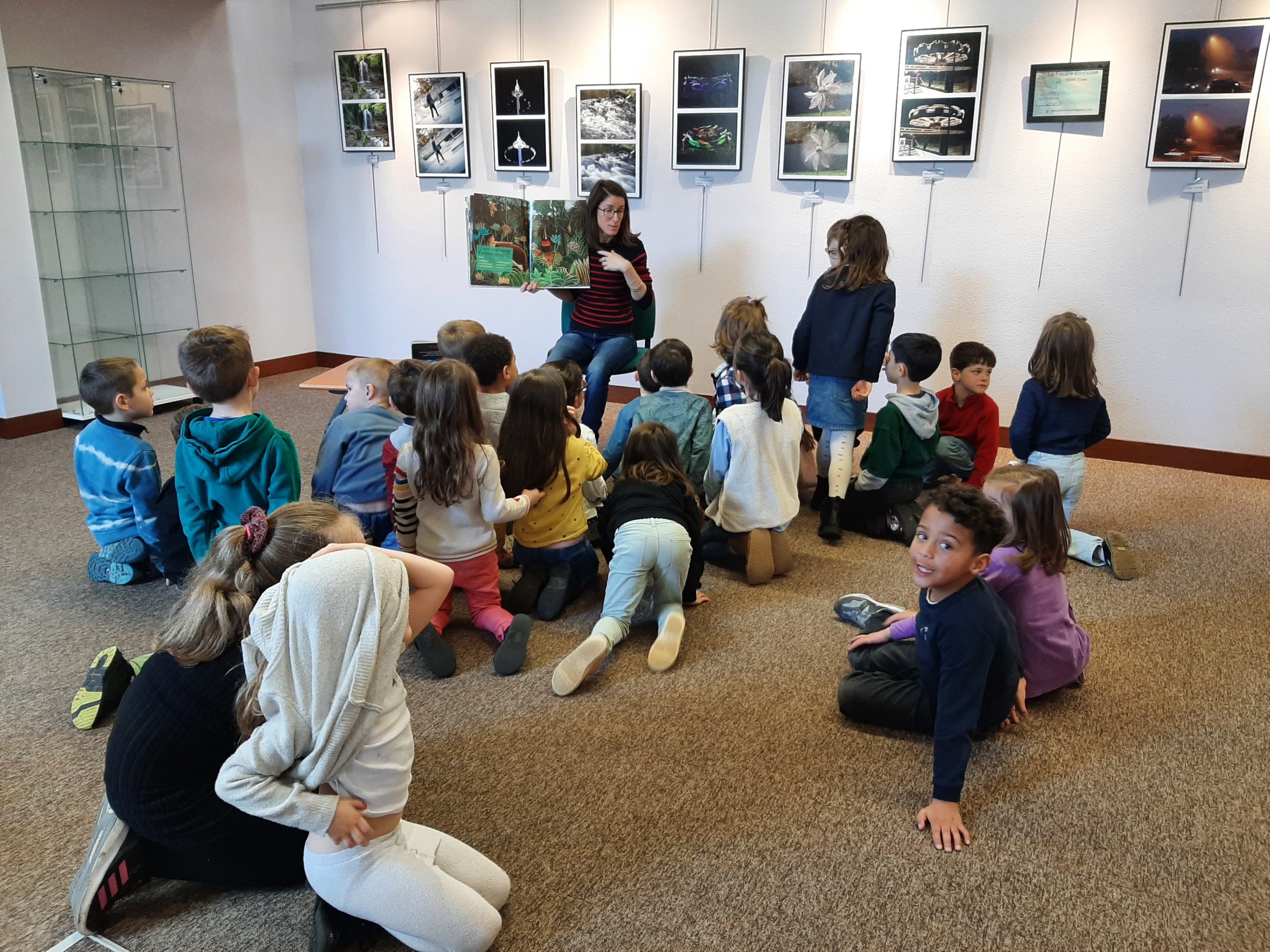 Visite à la bibliothèque sur le thème de l’art