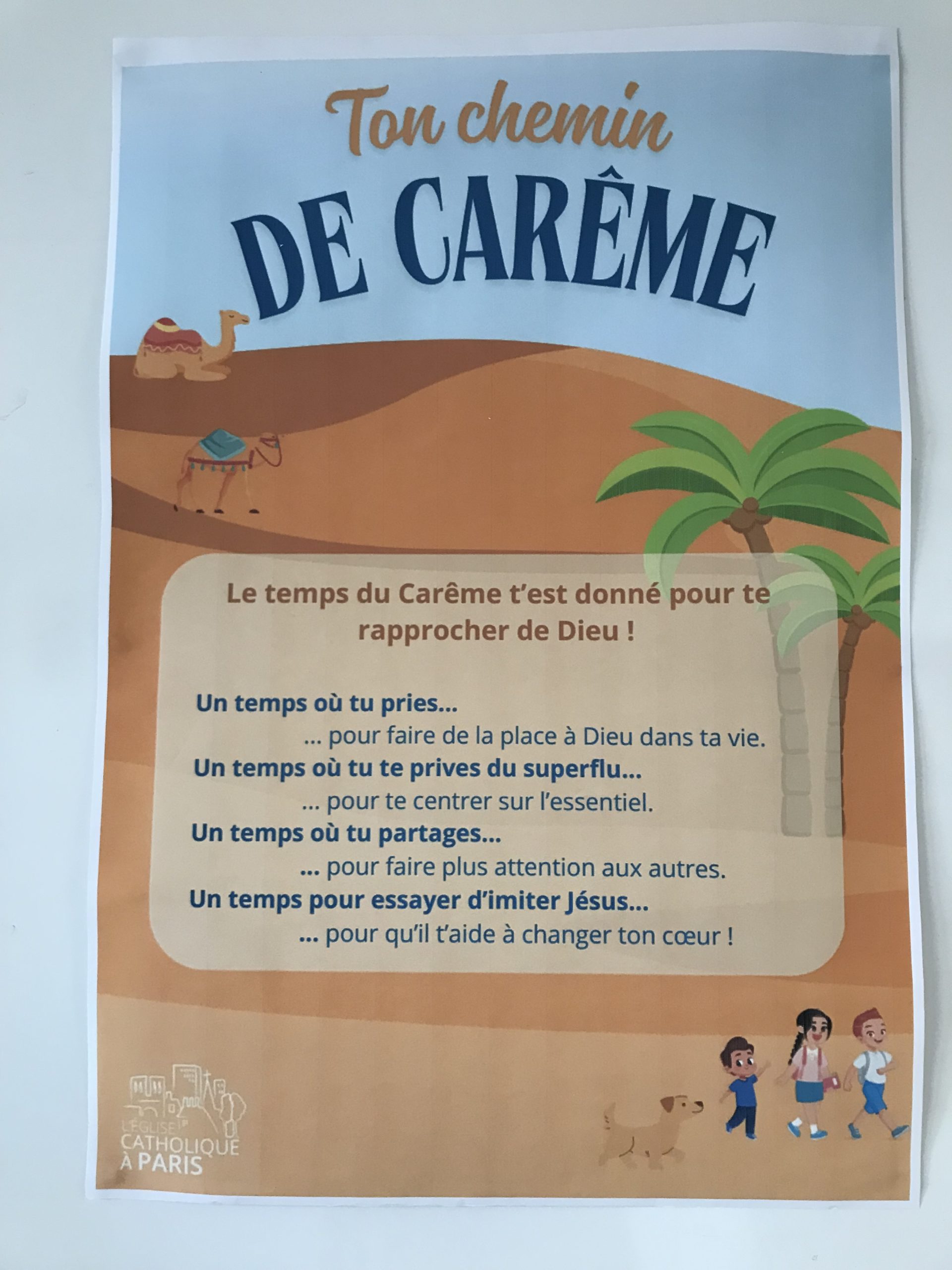 Action de Carême à l’école