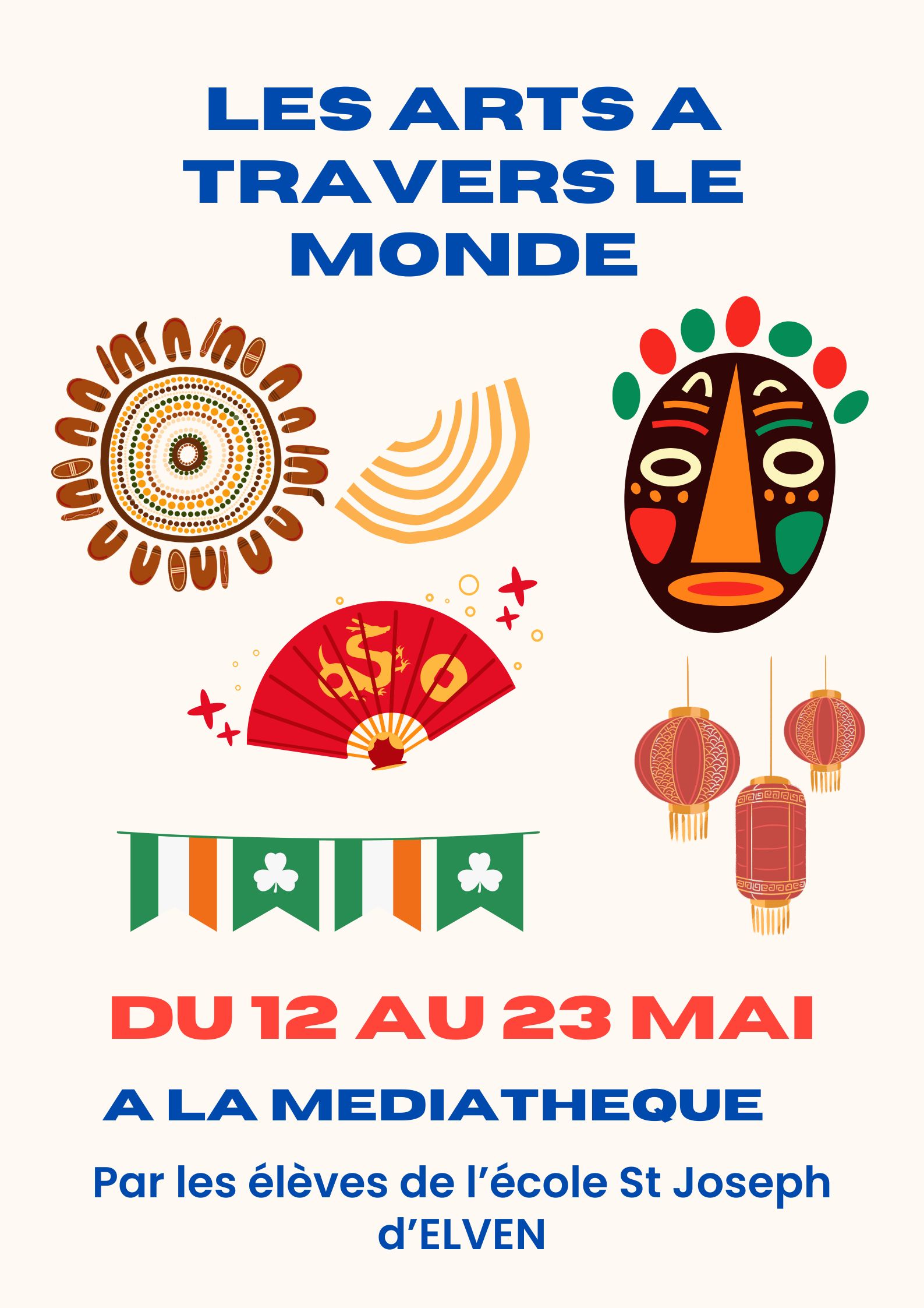 Exposition à la médiathèque d’Elven