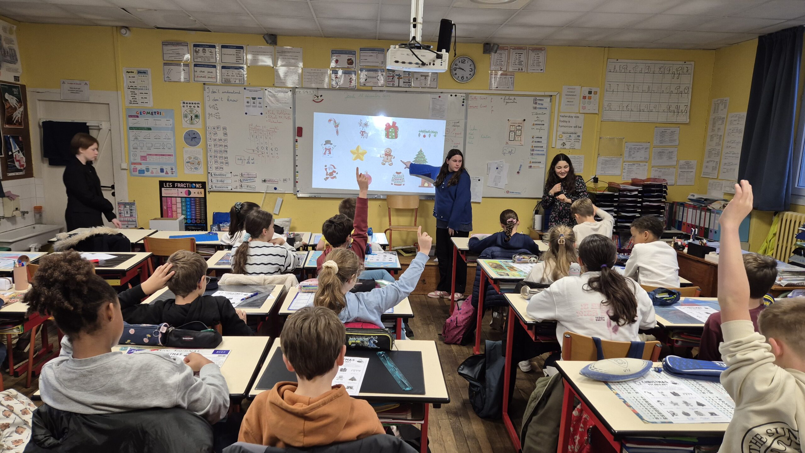 Christmas time avec le collège