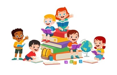 Visite à la médiathèque