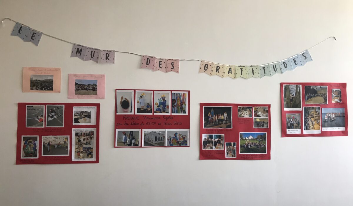 Le mur des gratitudes