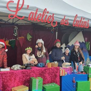 L'atelier des lutins du marché de Noël de St Joseph à Elven