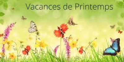 Bonnes vacances à toutes et tous!